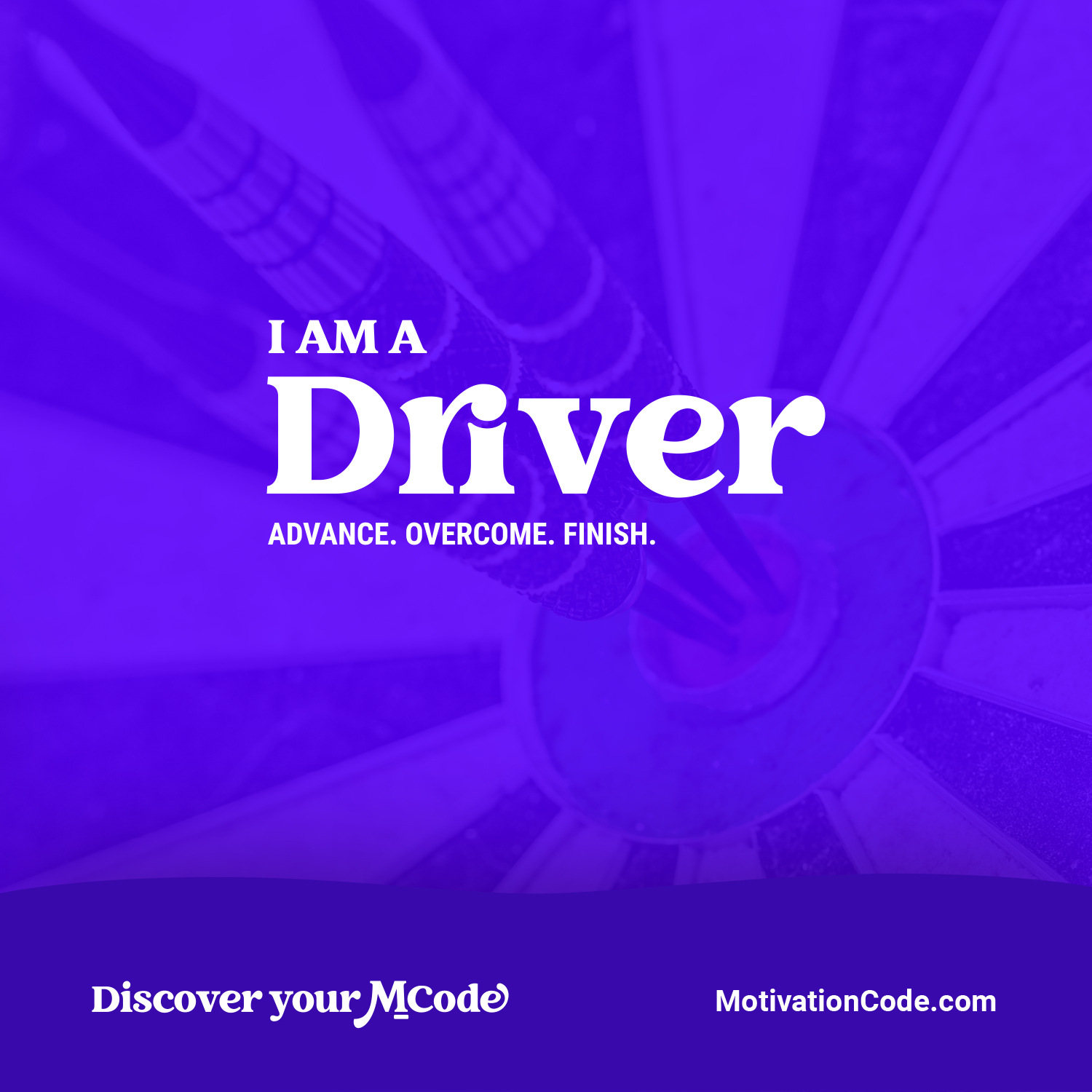 I am a Driver MCode Driver image you can download and share on social media