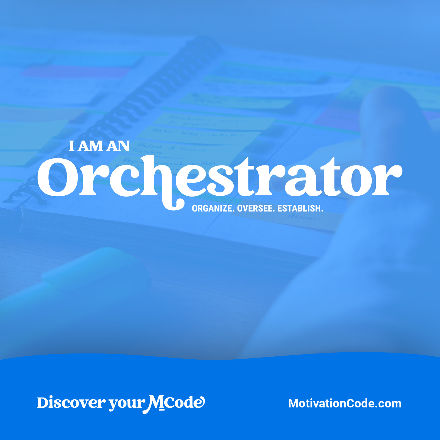 I am an Orchestrator MCode Orchestrator image you can download and share on social media