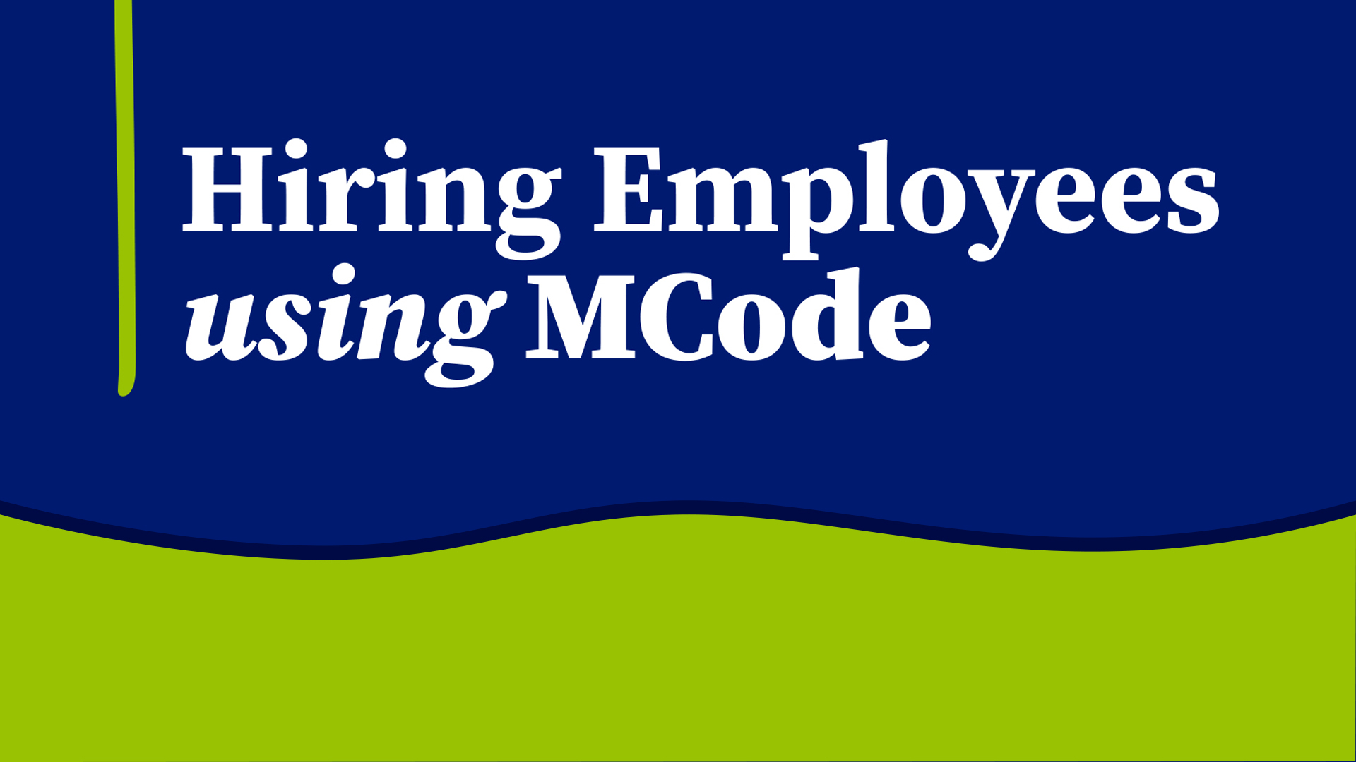 Free Hiring And Job Fit Training Webinar By MCode