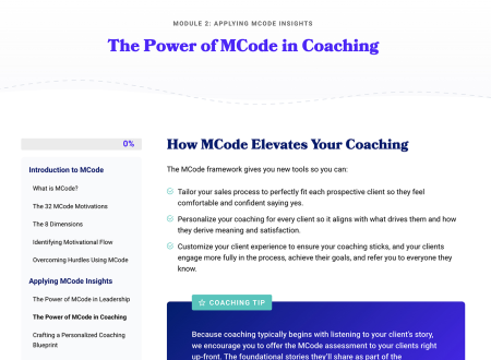 MCode Foundations course module 2 preview