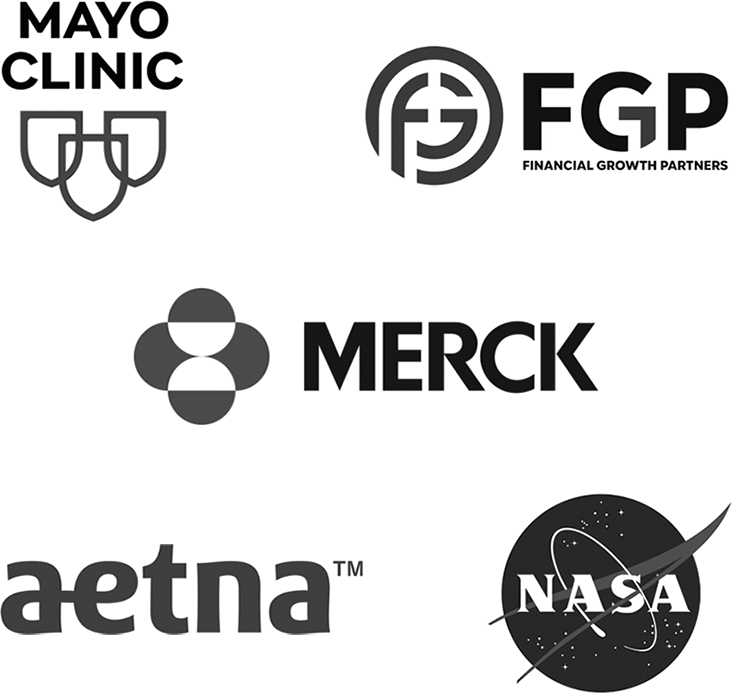 Mayo Clinic, FGP, Merck, Aetna, NASA