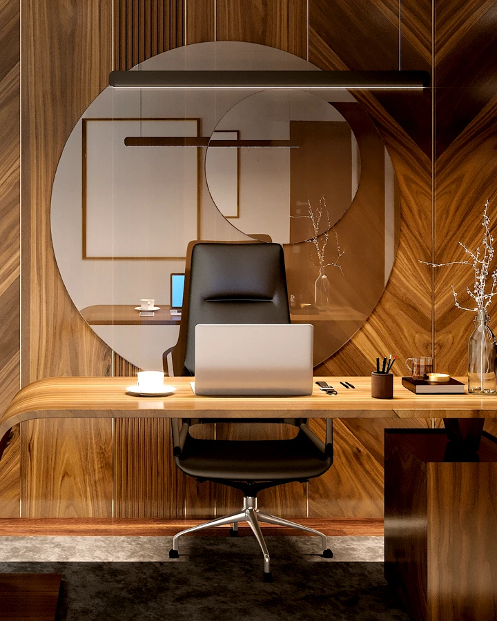 An example of what an Achiever's office might look like.