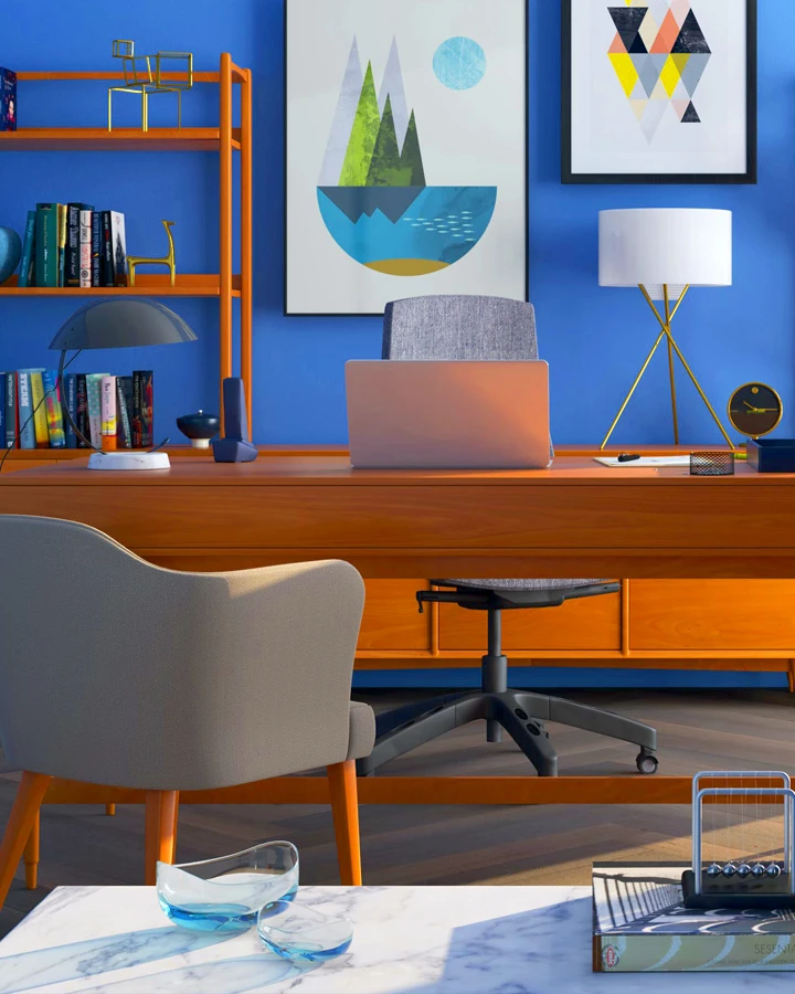 An example of what an Influencer's office might look like.